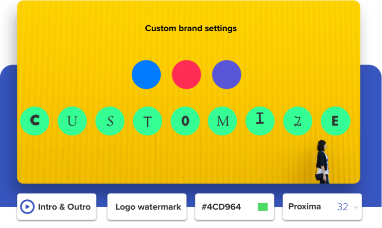 Pictory Ai - Choose video theme and customize brand settings