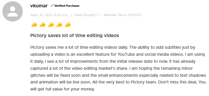 Save time editing videos using Pictory
