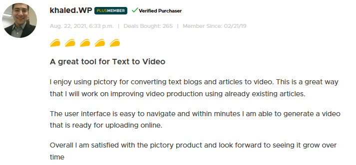 Pictory - Great text to video, script to video Tool