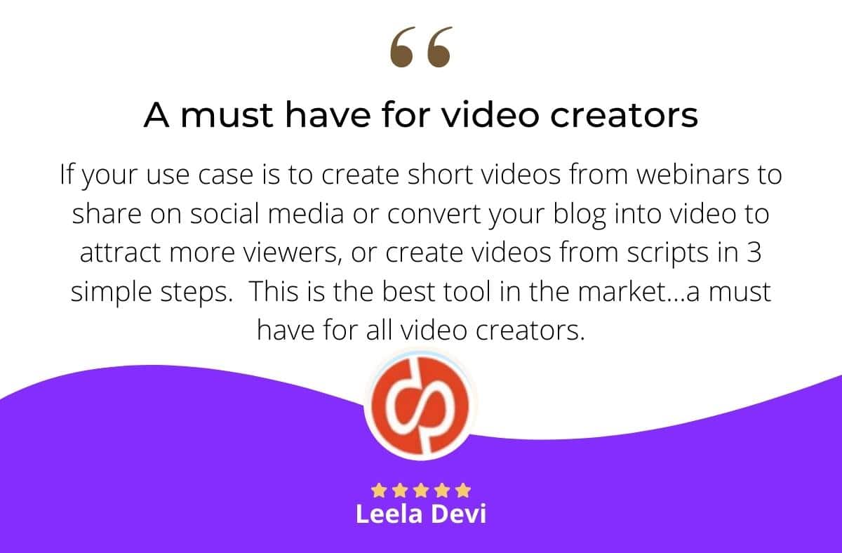 Pictory - Create short videos from webinars