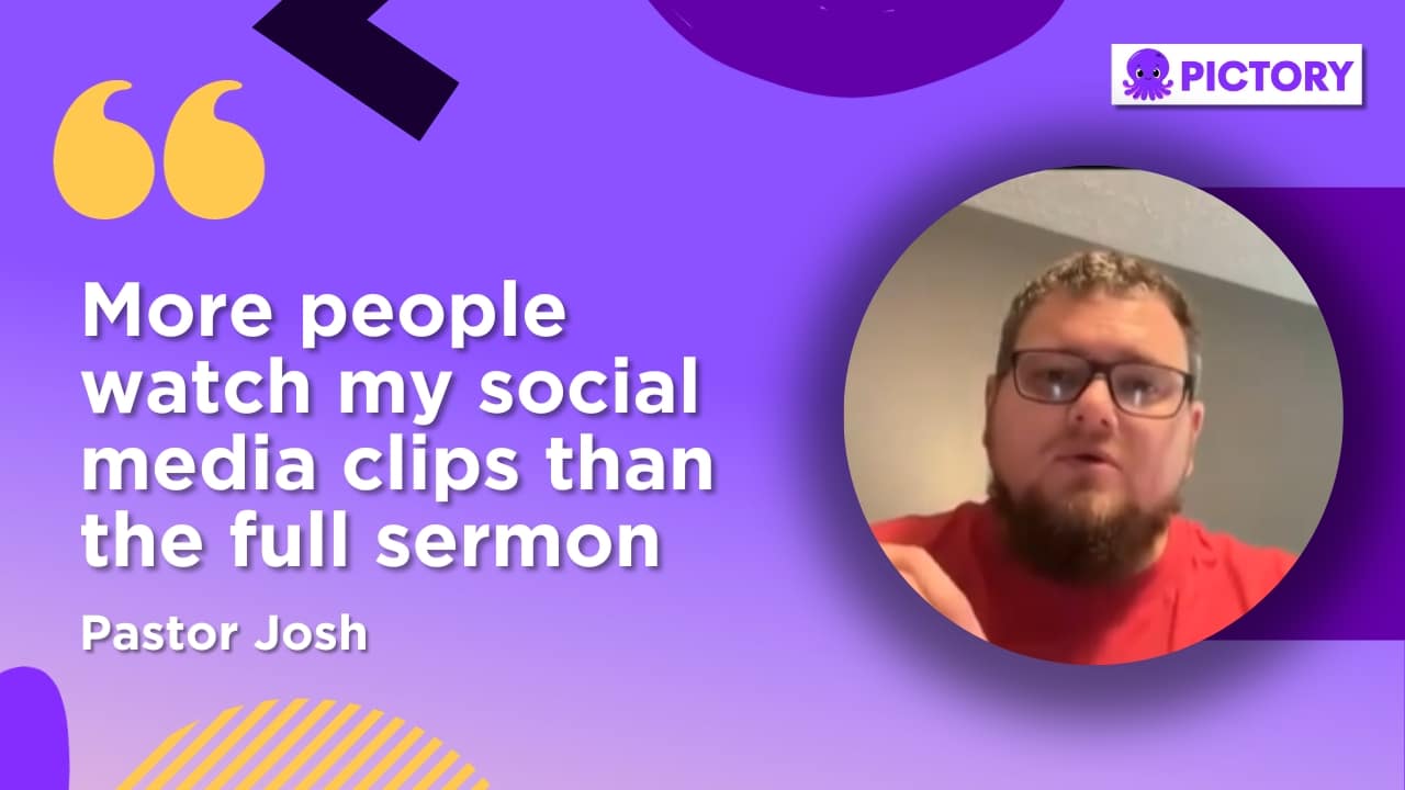 Pastor Josh Improved Reach and Engagement For His Sermons