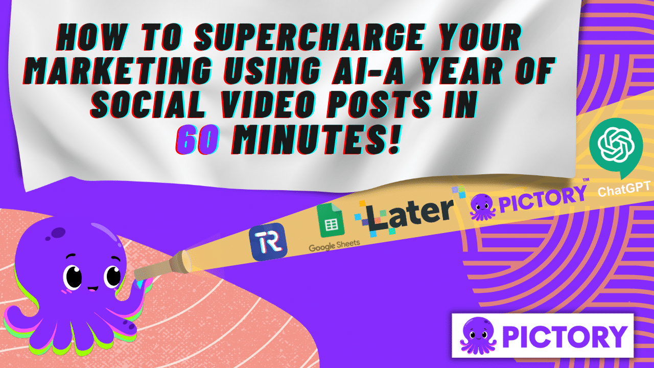 How To Supercharge Your Marketing Using AI-A Year Of Social Video Posts In 60 Minutes!