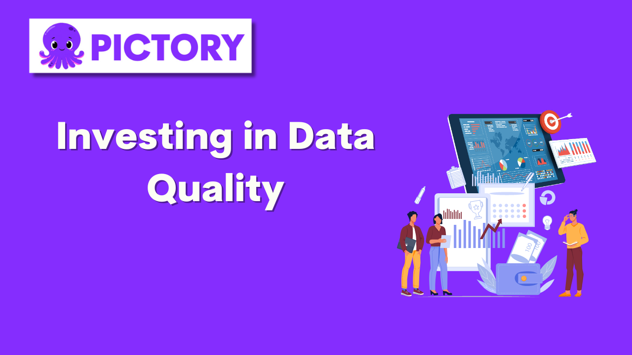 A person investing in data quality