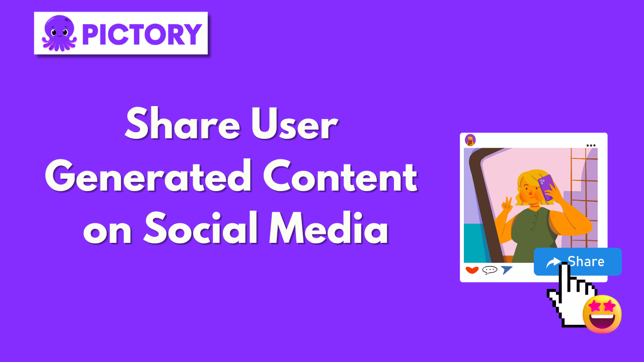 People sharing user-generated content on social media