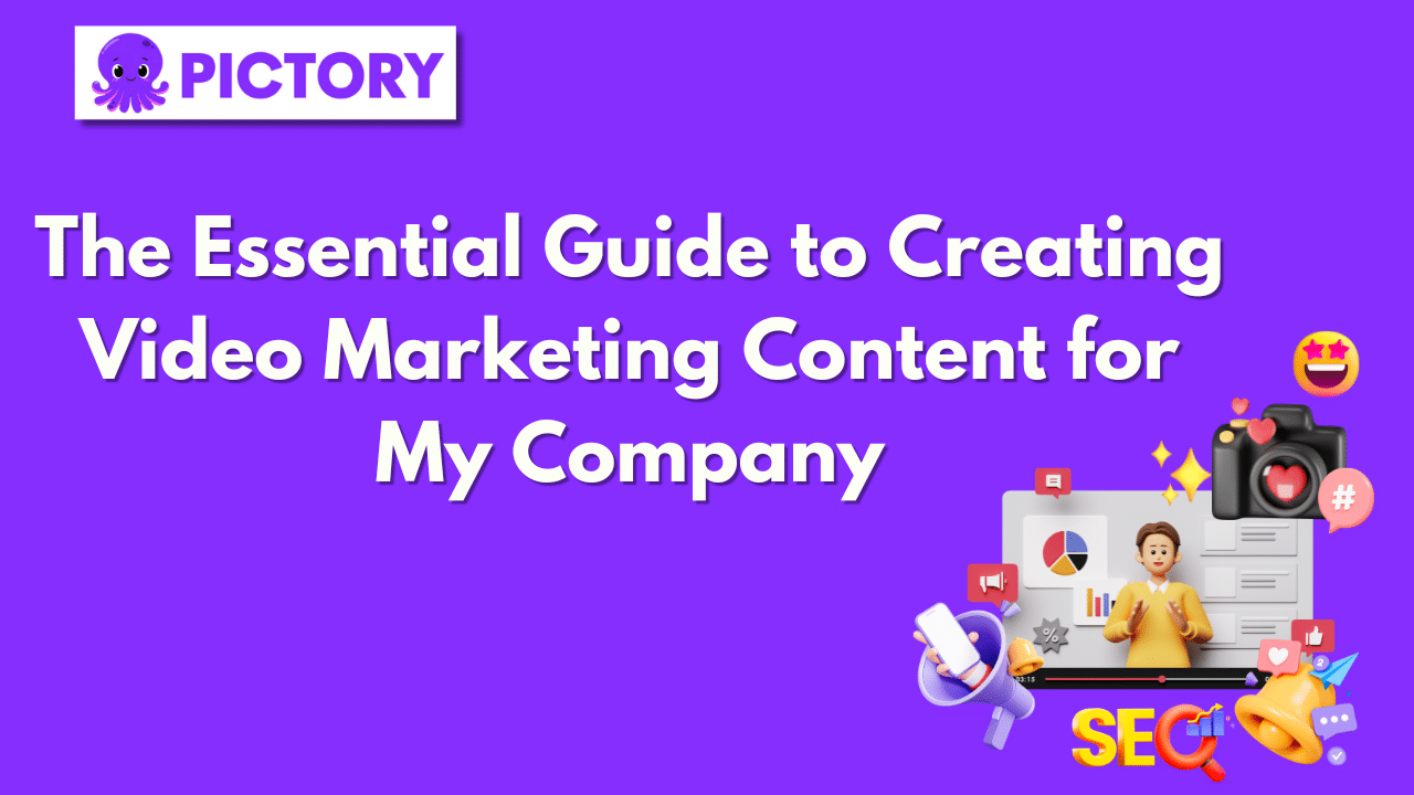 Video marketing has become an essential tool for businesses. Here's "The Essential Guide to Creating Video Marketing Content for My Company".