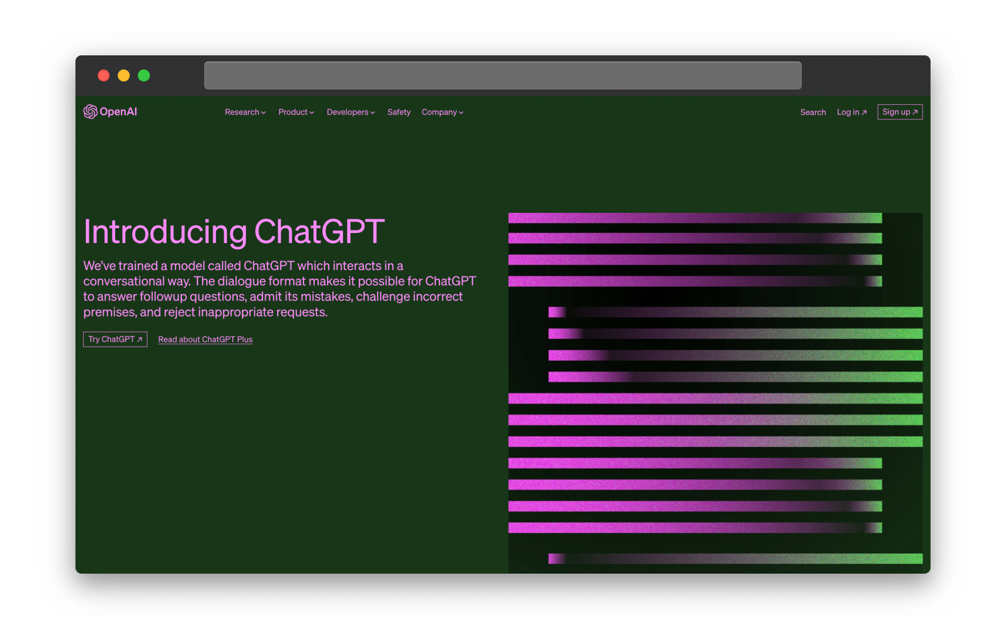 ChatGPT is a language model that harnesses the power of deep learning algorithms and a vast database to generate text similar to human-written text based on the inputs provided.