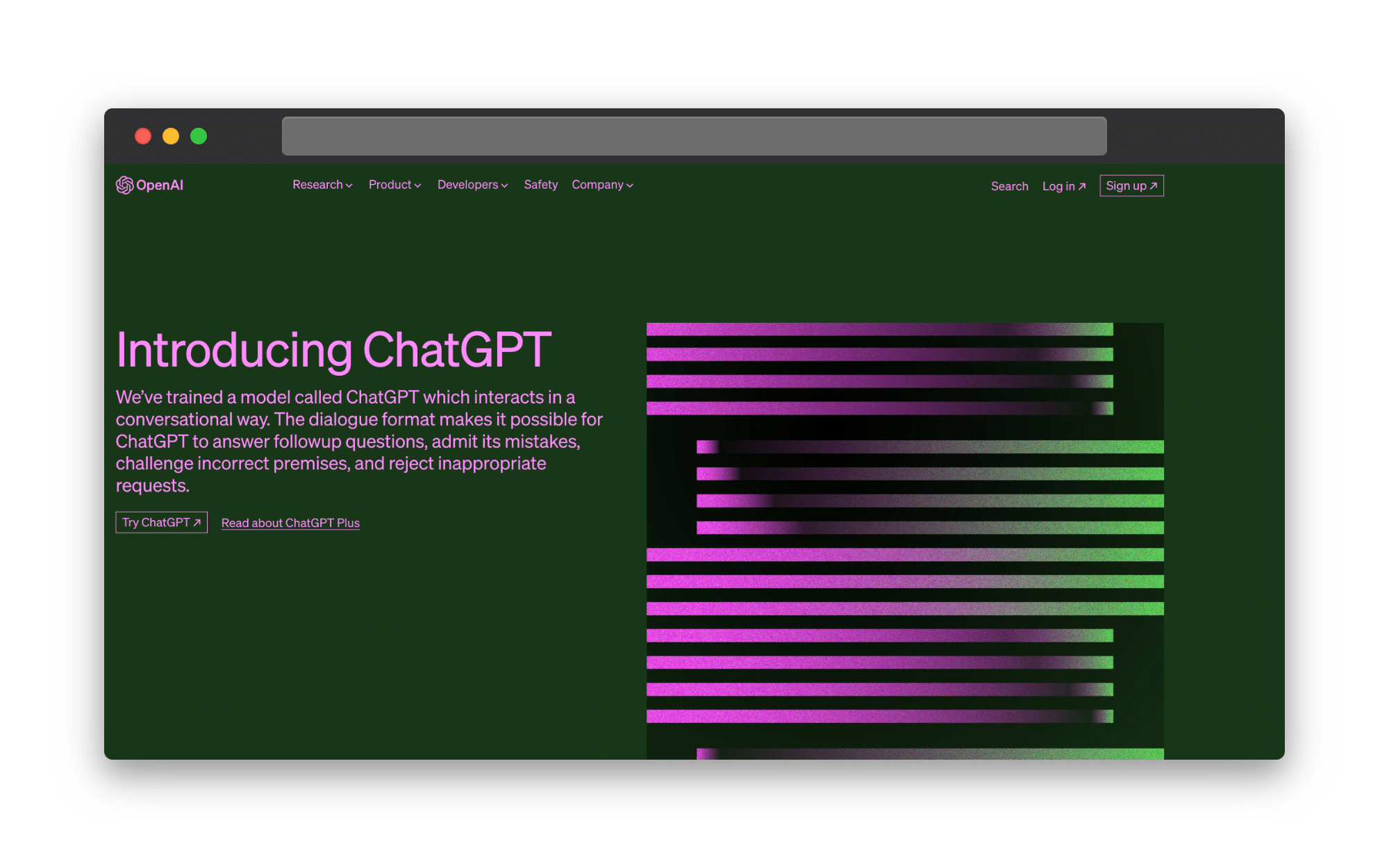 ChatGPT is a natural language processing tool that uses human speech data to respond to questions or prompts.