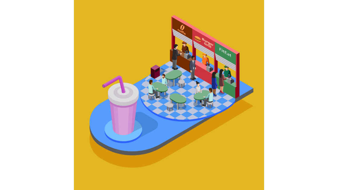 Interactive 3D Store/ resturant 
