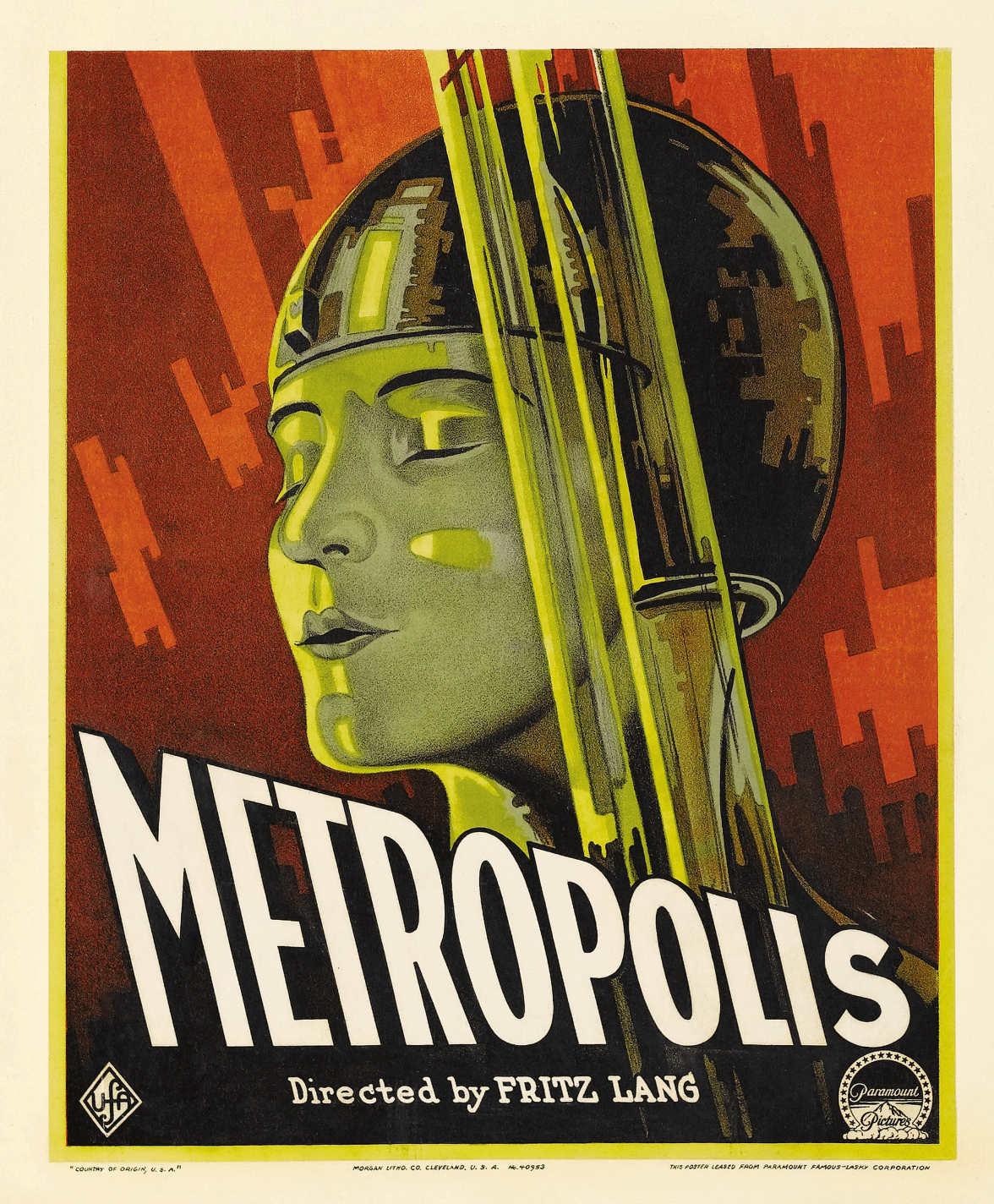 Metropolis movie poster Image Courtesy of IMBD