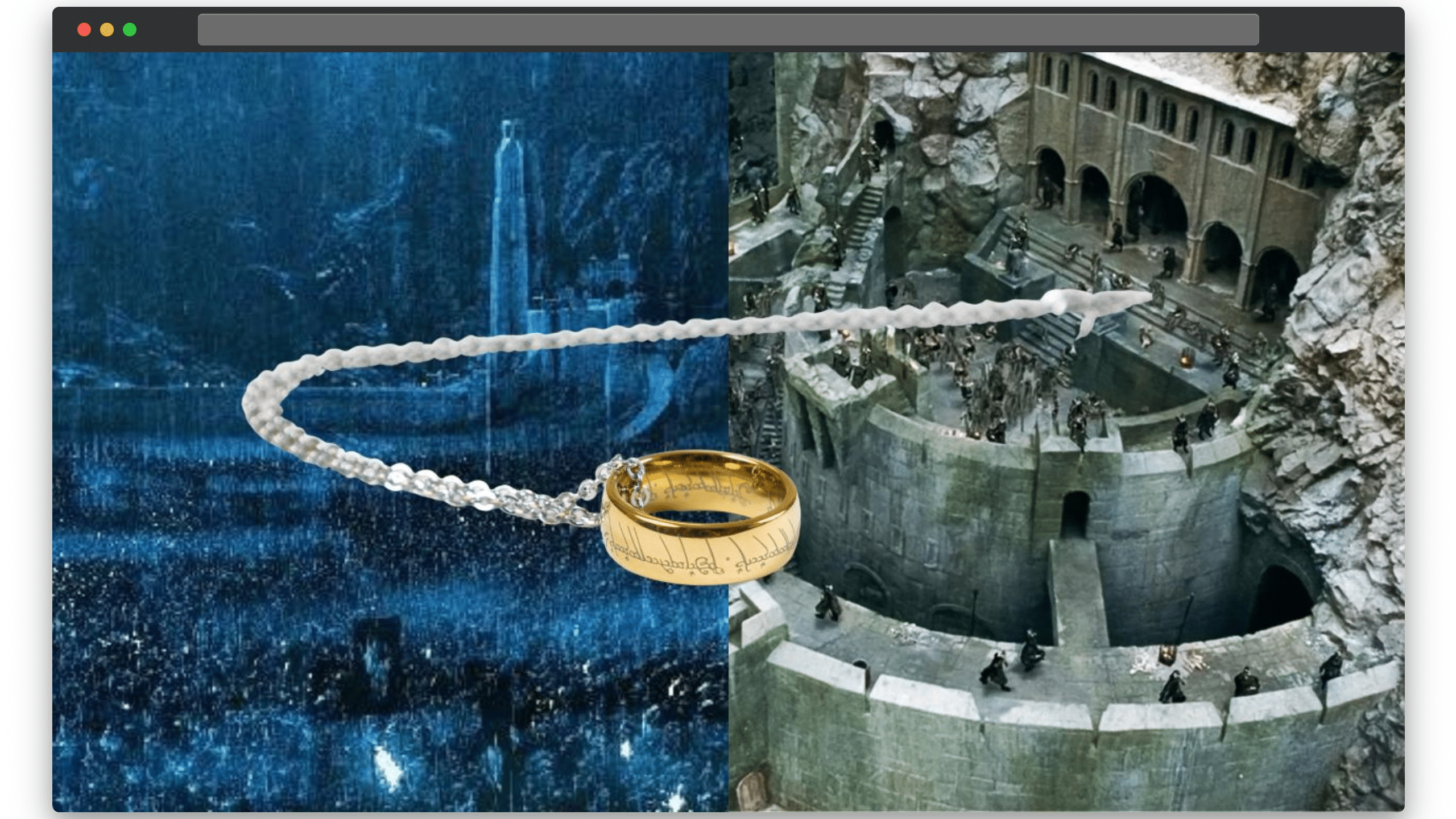 Shots from Lord of The Rings, The Battle of Helm's Deep  