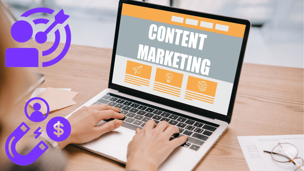 Use content marketing to attract your target audience.