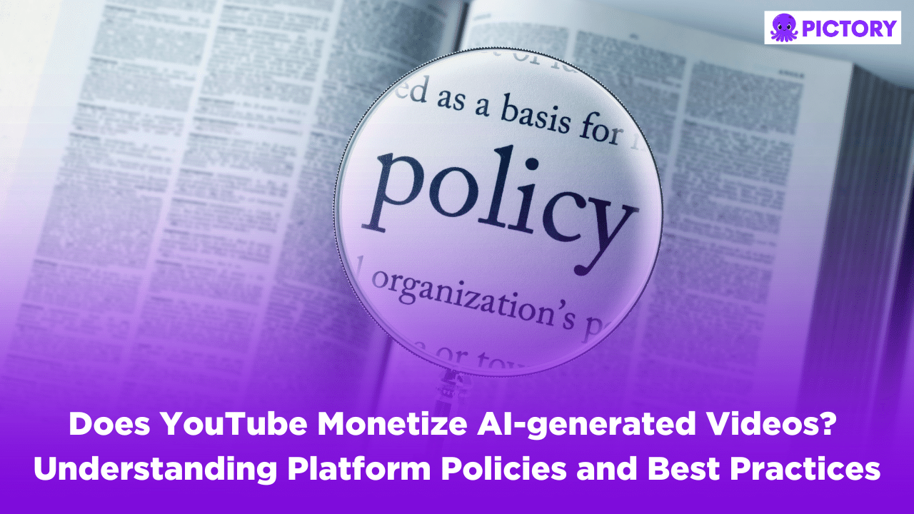 Does youtube monetize AI generated videos? understanding platform policies and best practices