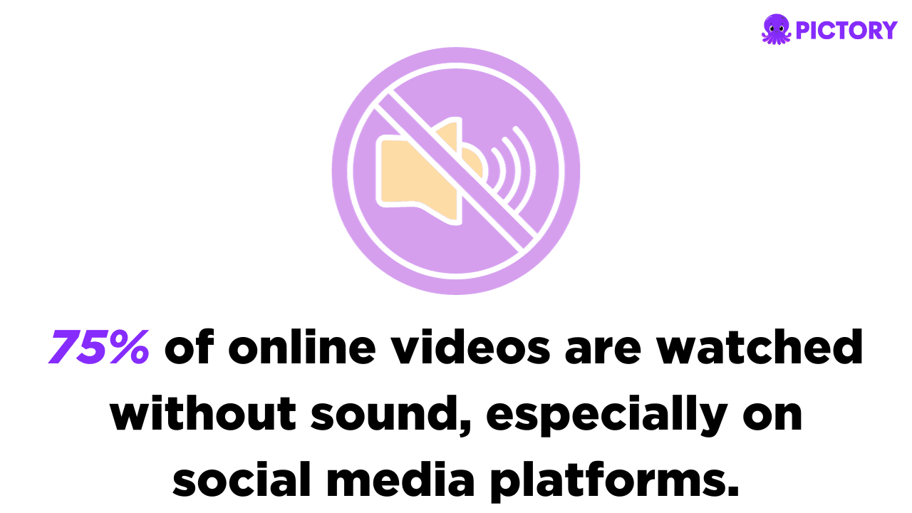 Infographic showing a statistic about online videos.