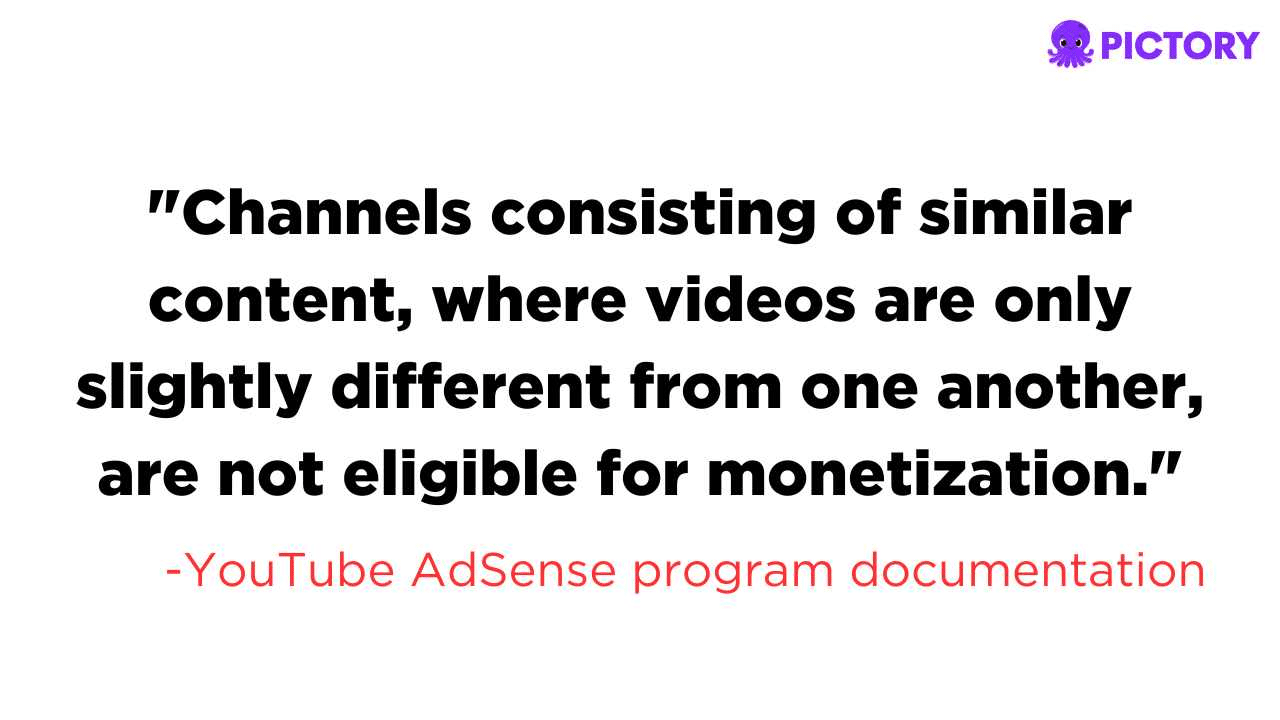 quote from their AdSense program