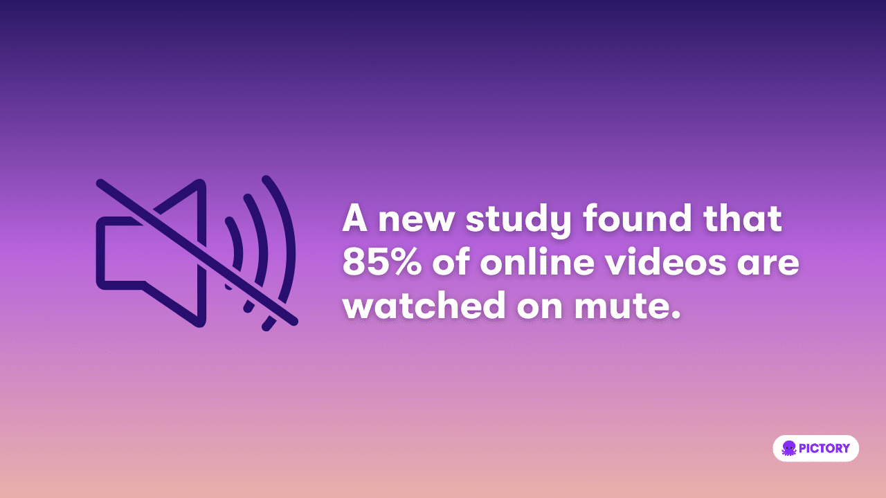 An infographic showing a fact about online videos