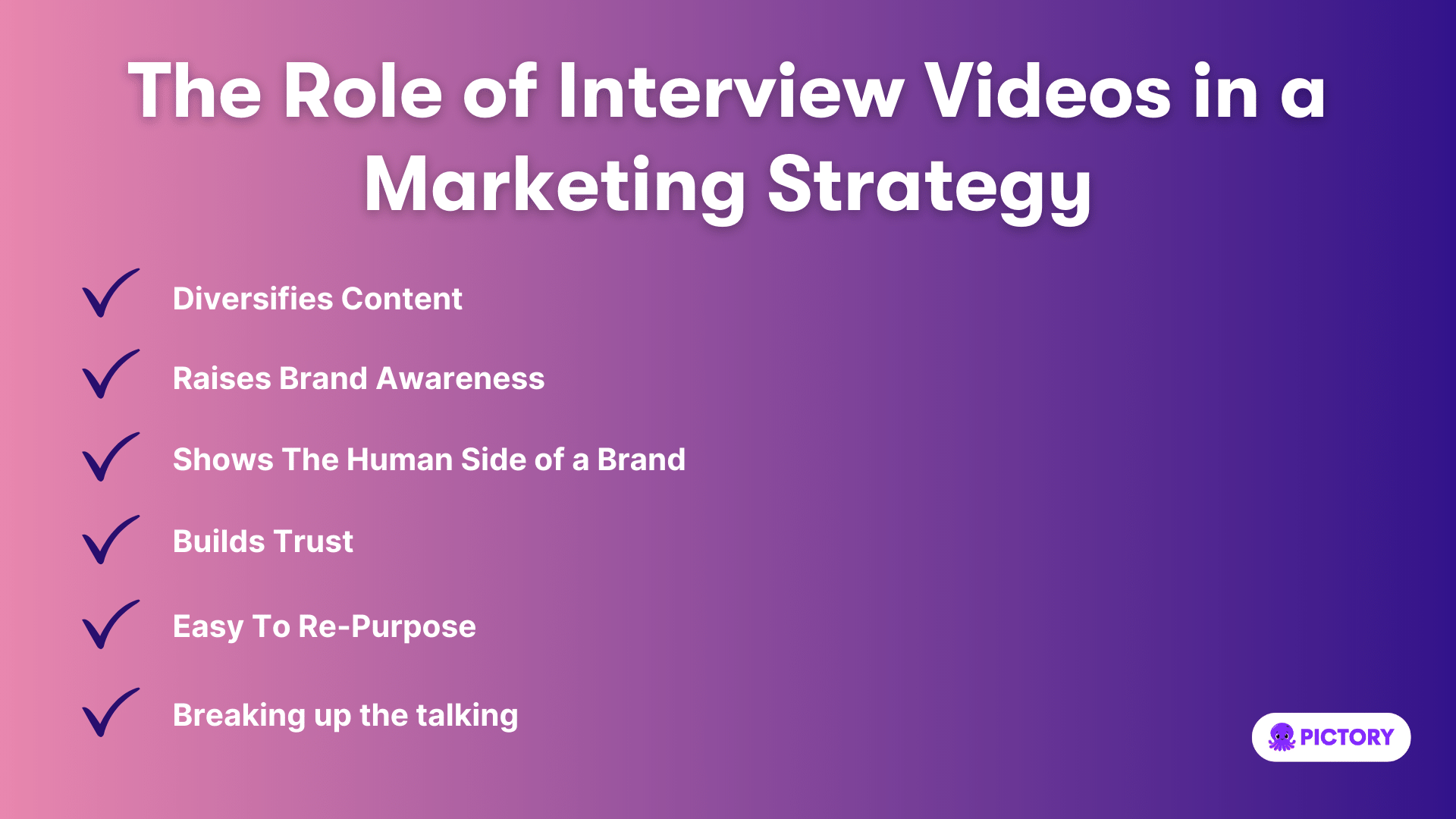 The Role of Interview Videos in a Marketing Strategy