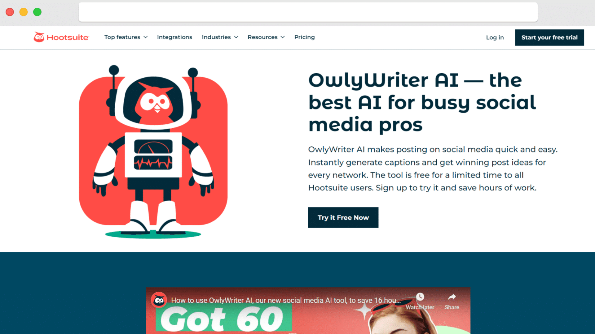 HootSuite's OwlyWriter