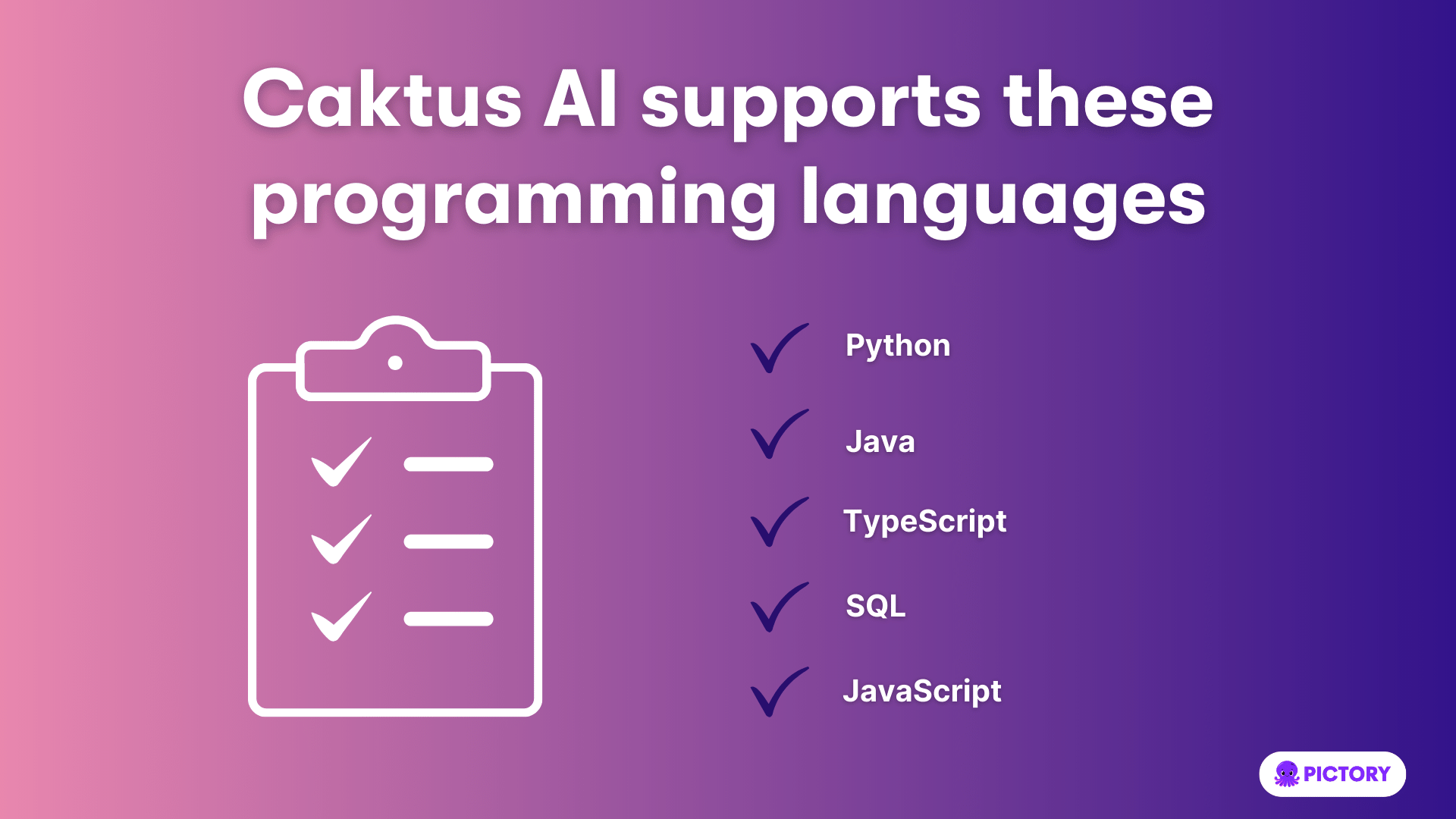 Caktus AI languages 