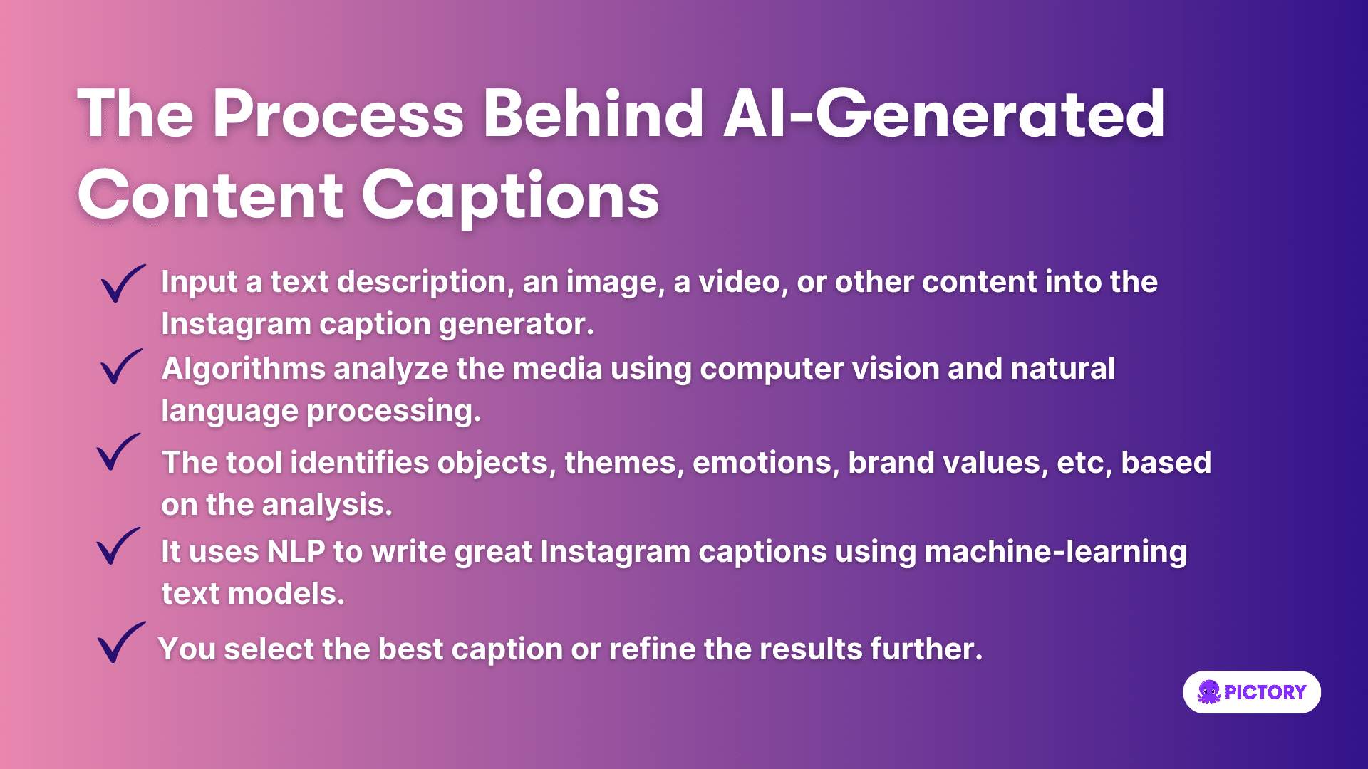 The Process Behind AI-Generated Content Captions