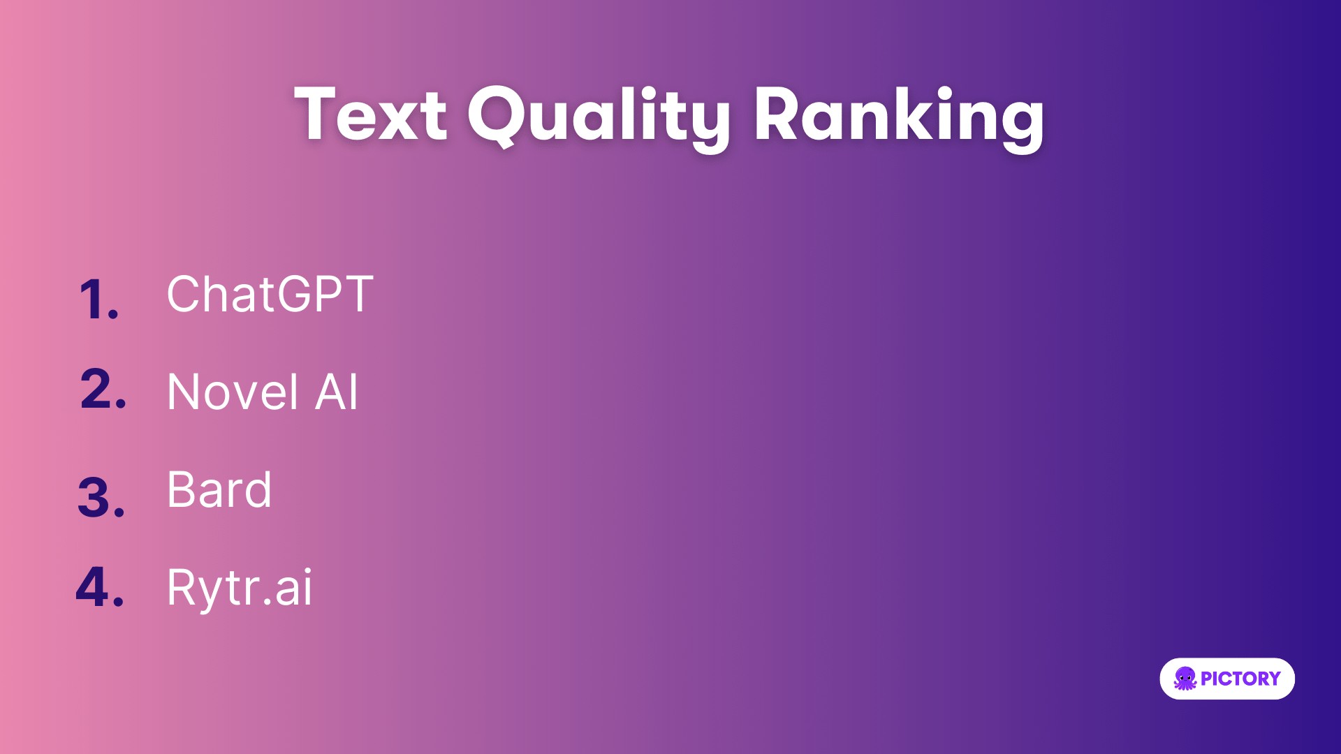 Text Quality Ranking