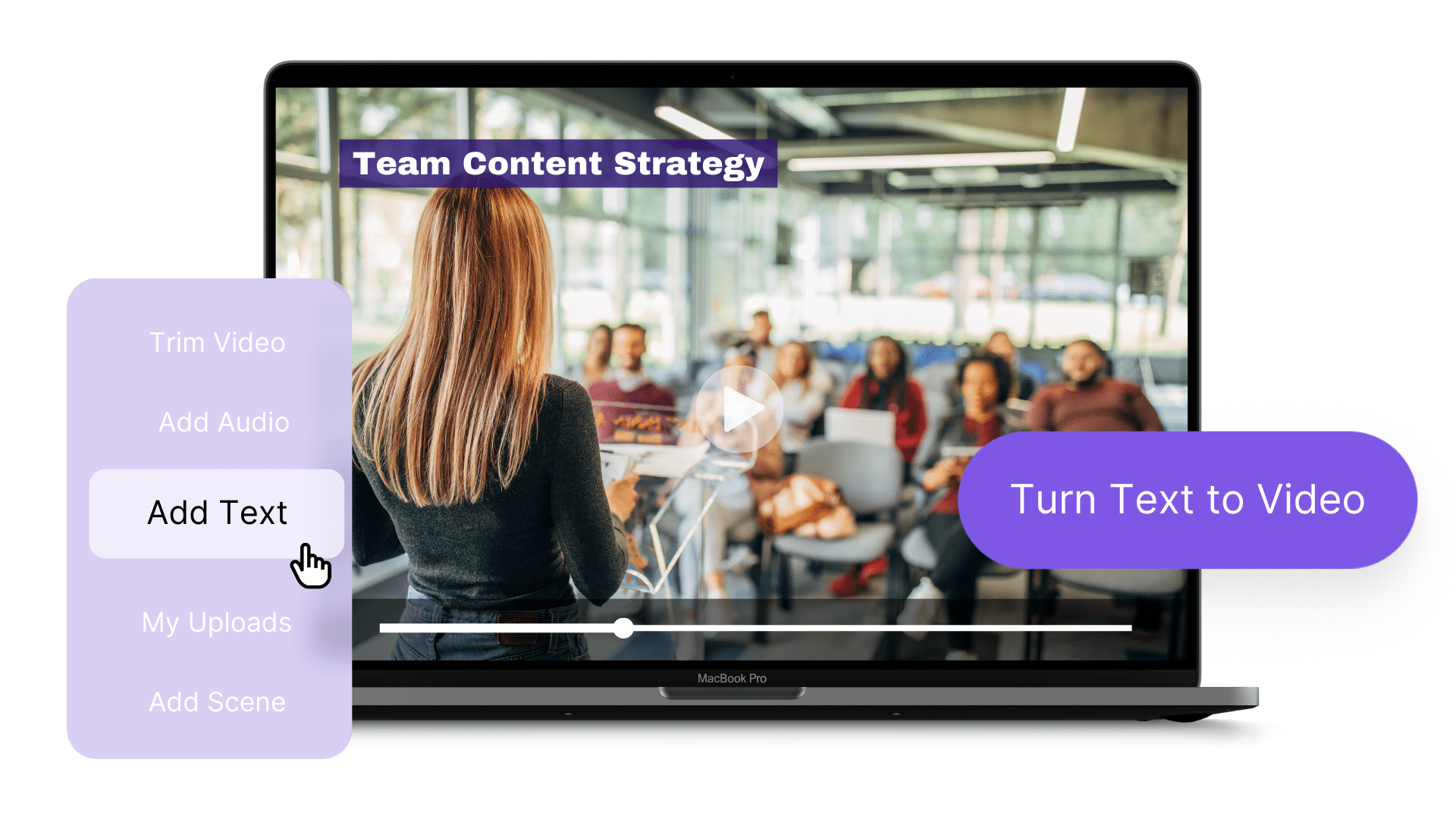 create a video presentation using ai