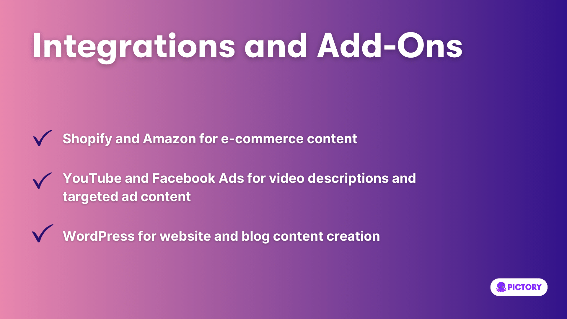 Integrations and Add-Ons infographic