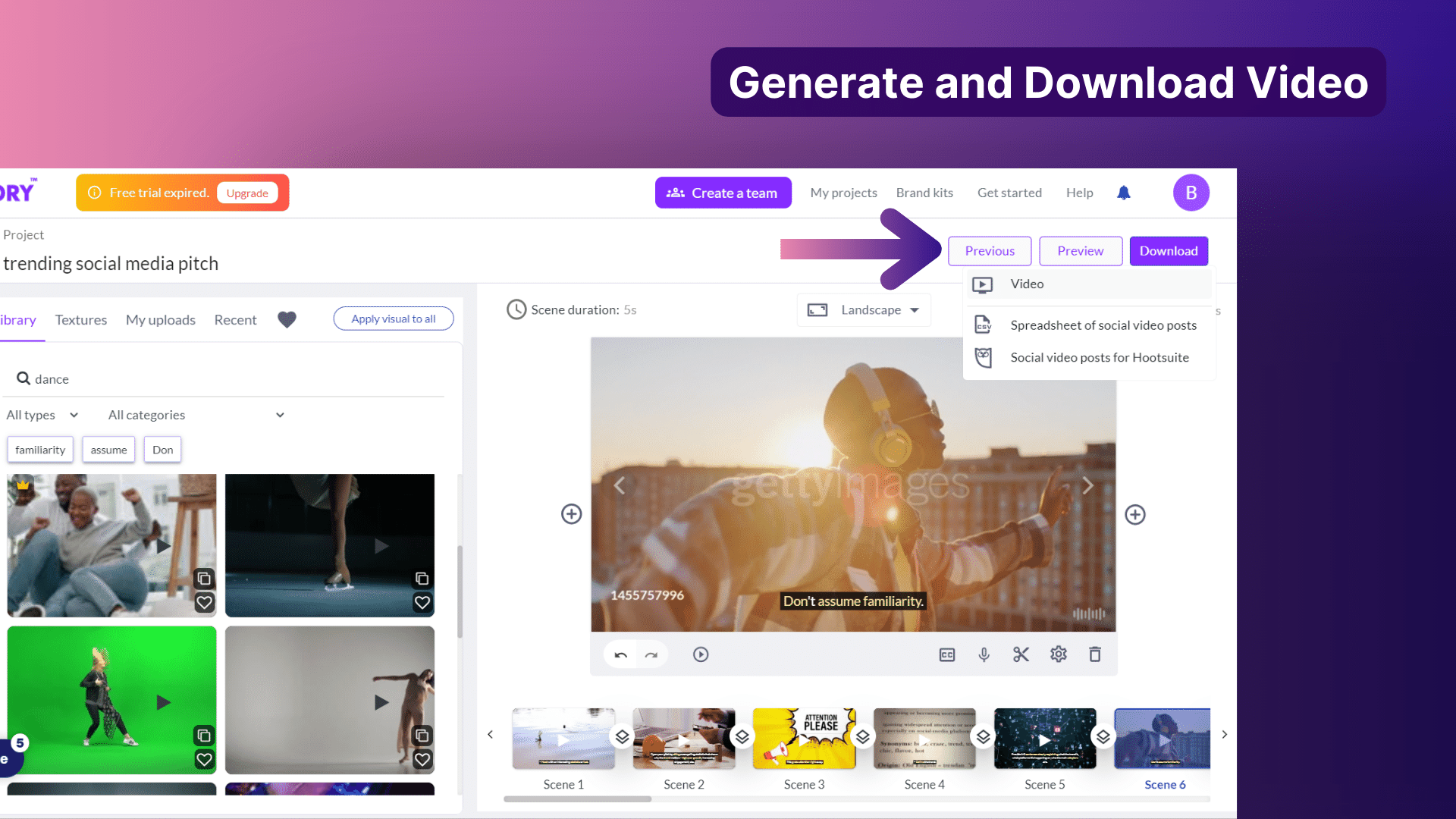 Generate and Download Your Video