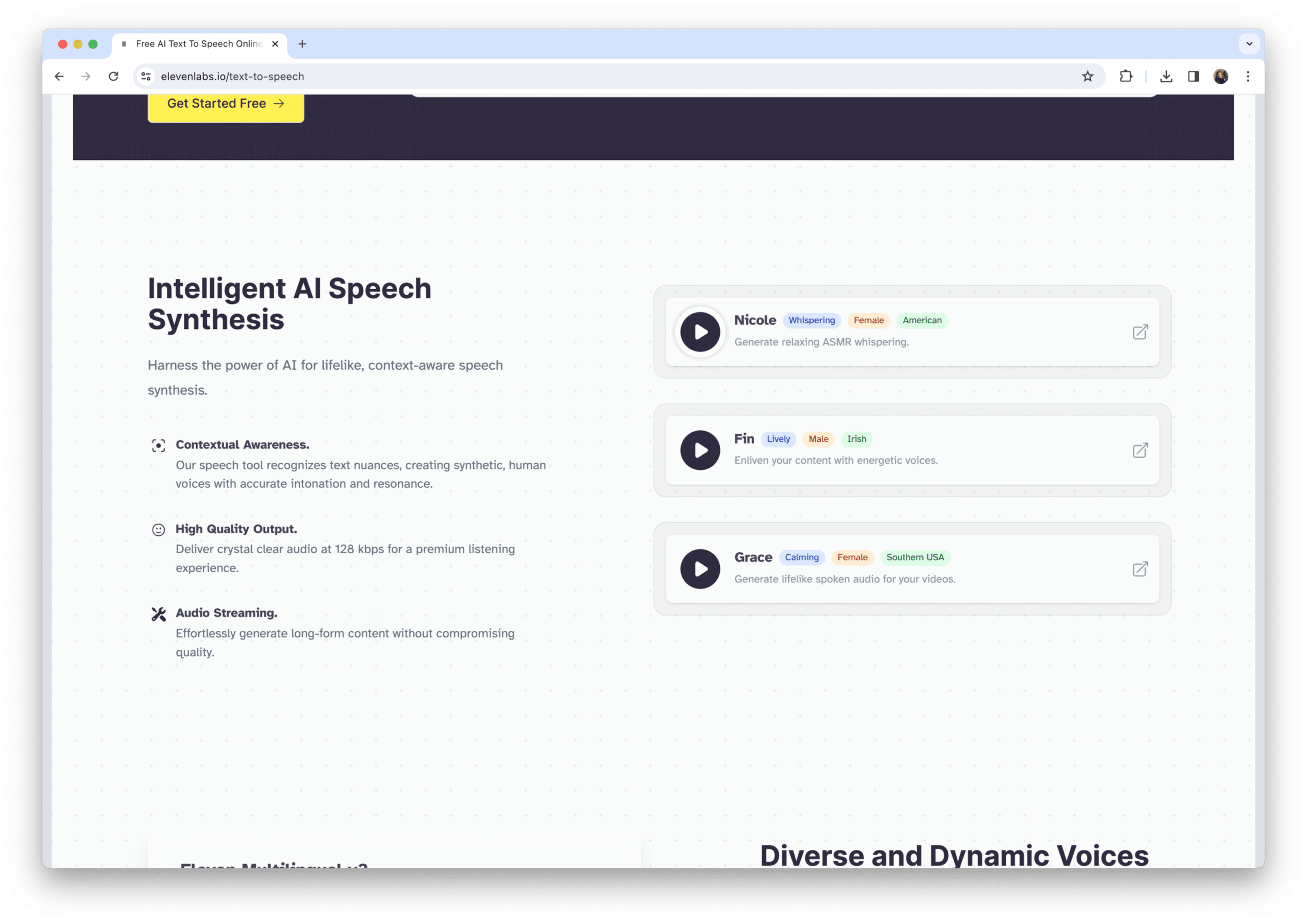 text-to-speech technology, elevenlabs, AI voices, AI Voice Generator, AI Voiceovers