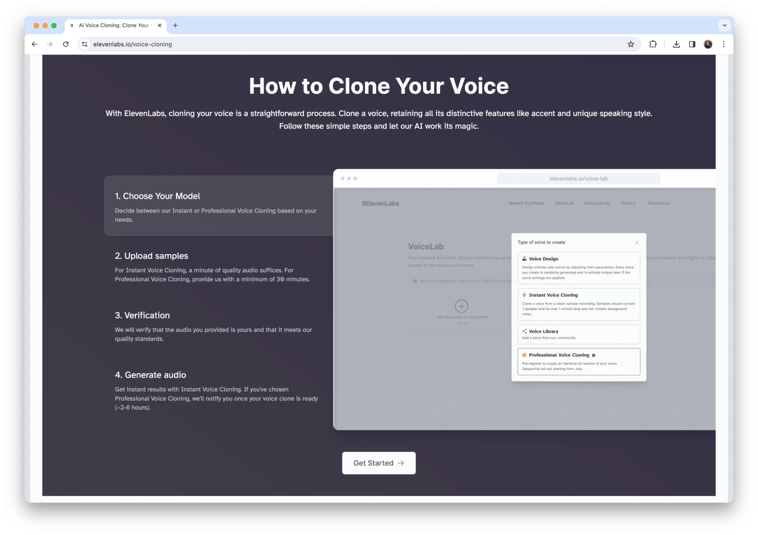 text-to-speech technology, elevenlabs, AI Voice cloning