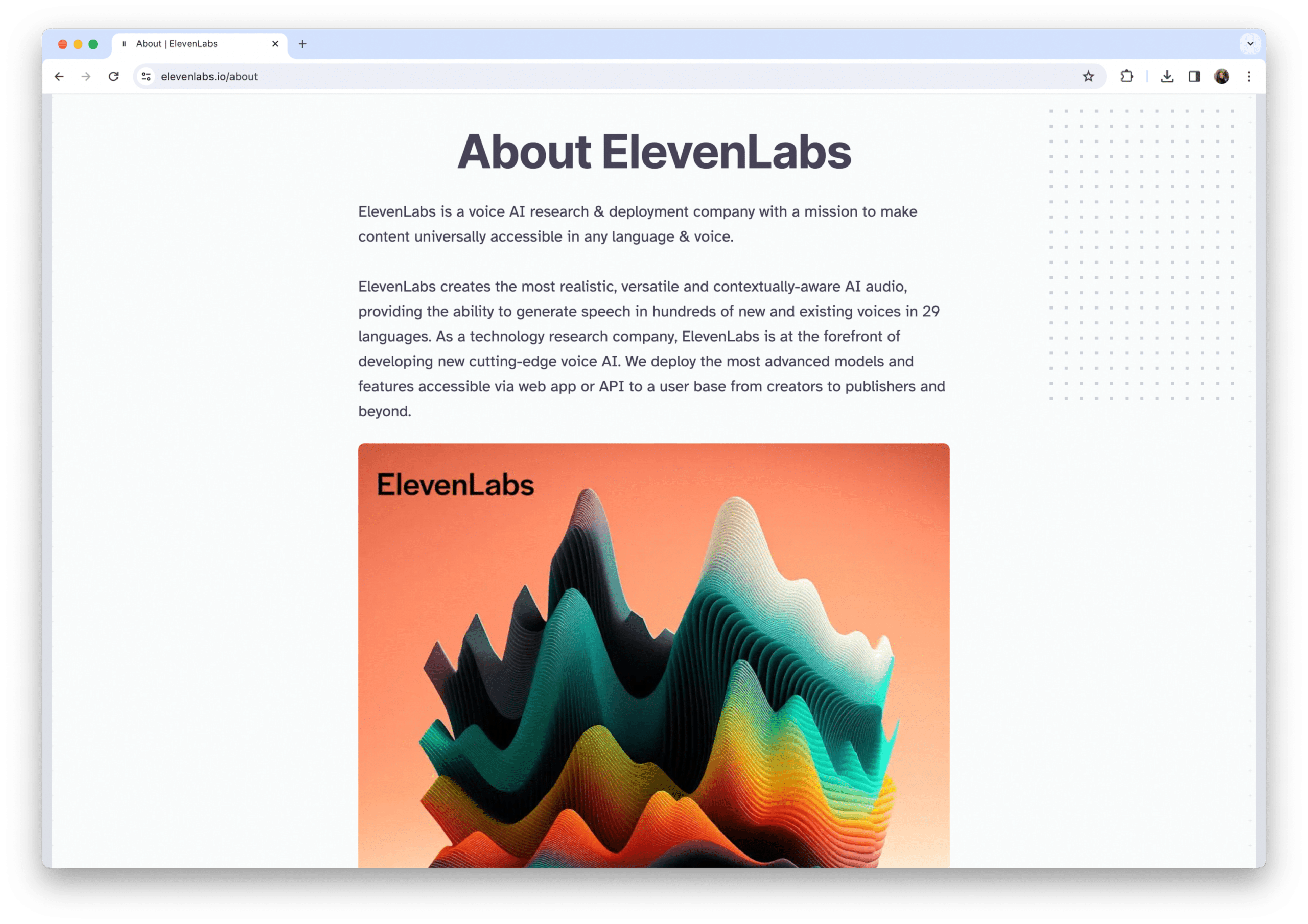 Eleven Labs, about Eleven Labs