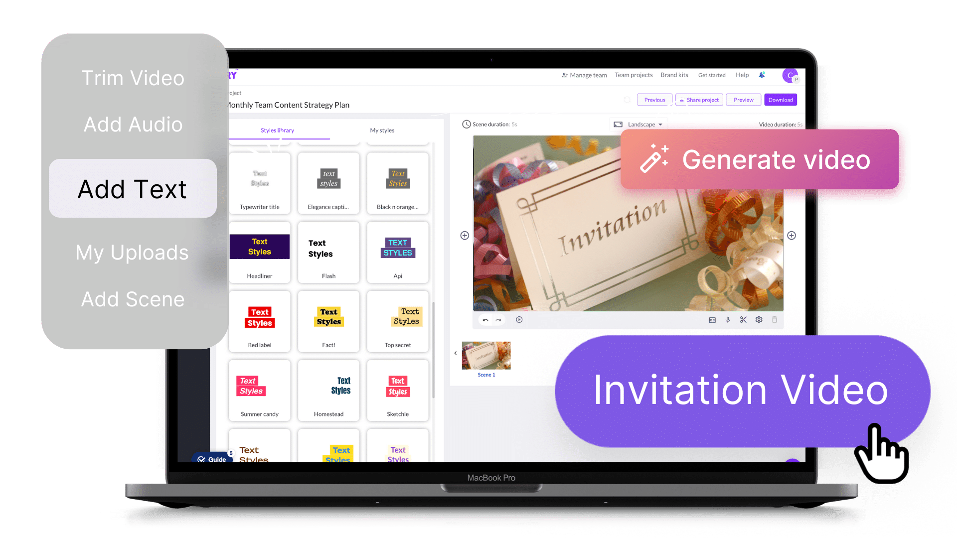 Video Invitation Maker