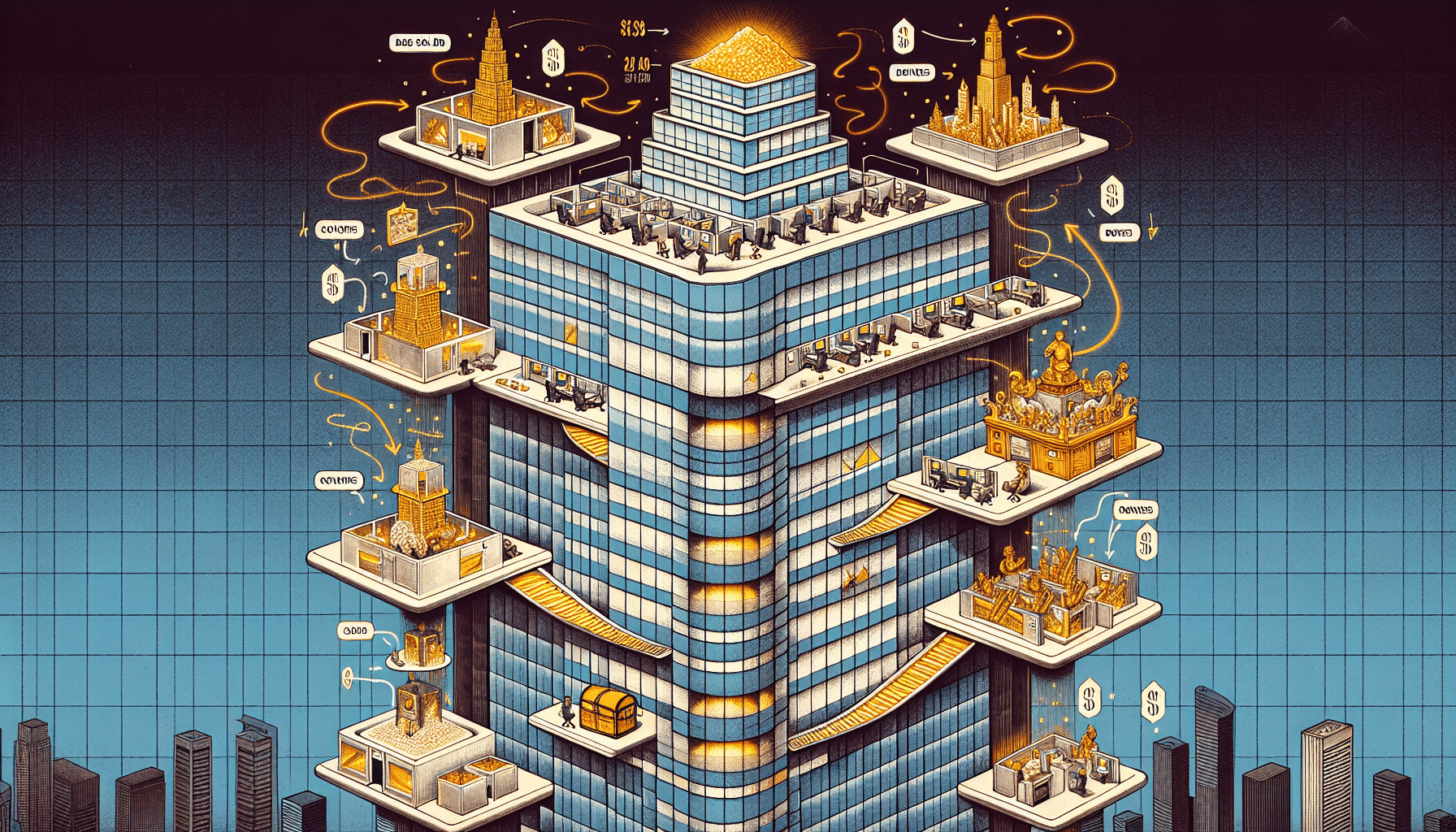 Illustration of compensation structure in corporate development