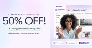 Pictory's Black Friday