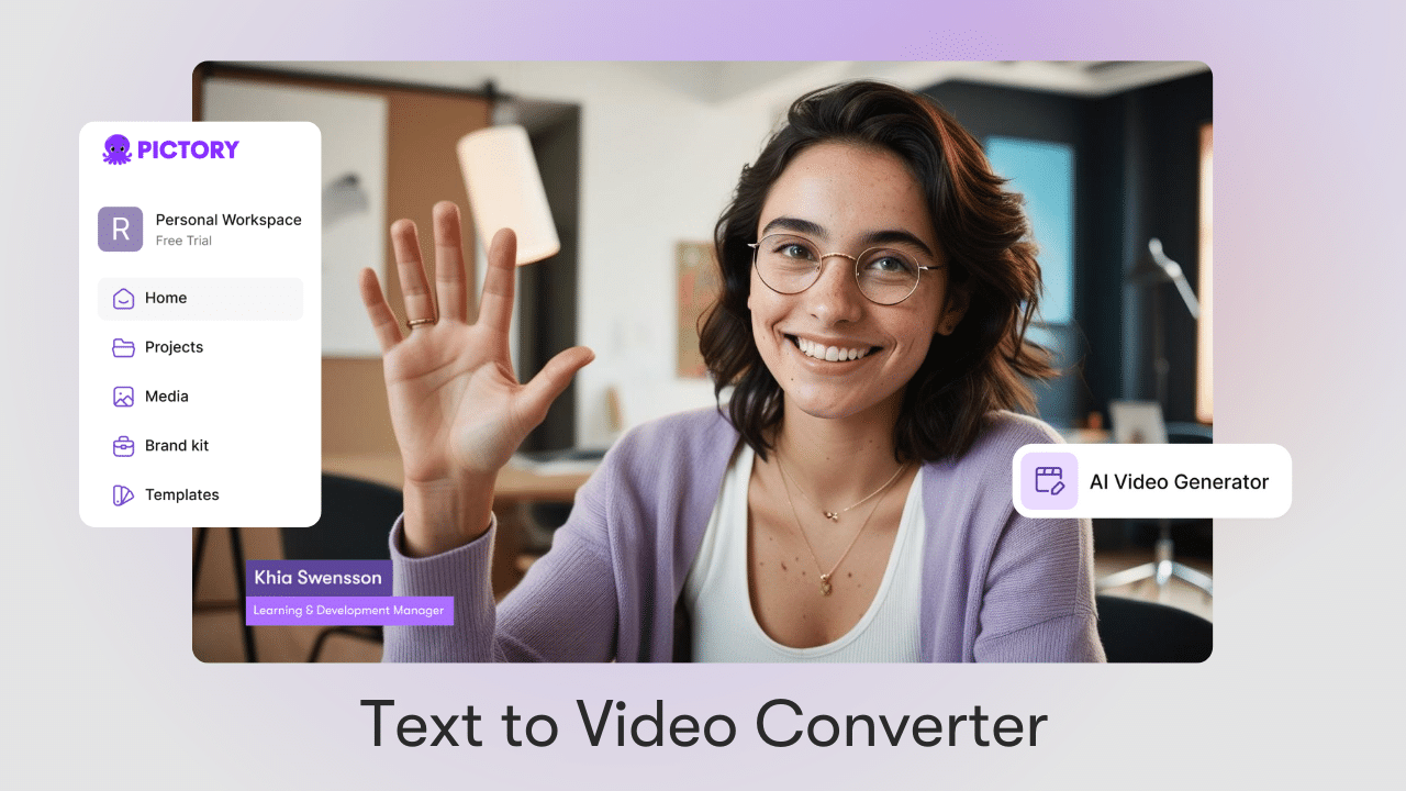 Text to video converter pictory ai