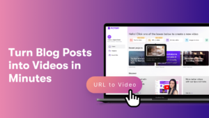 convert blog to video