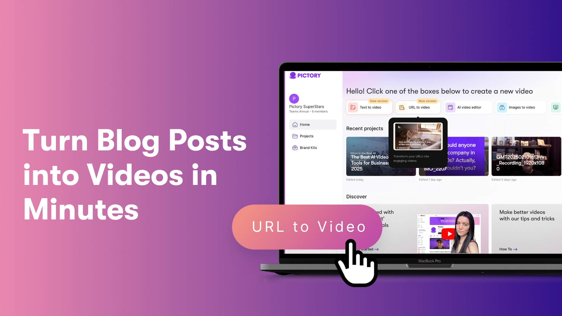 convert blog to video