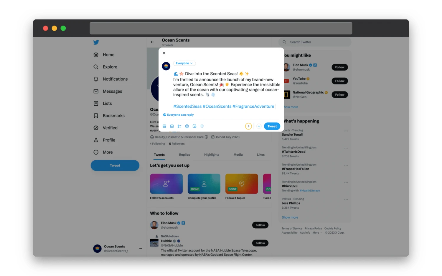 Creating engaging tweets