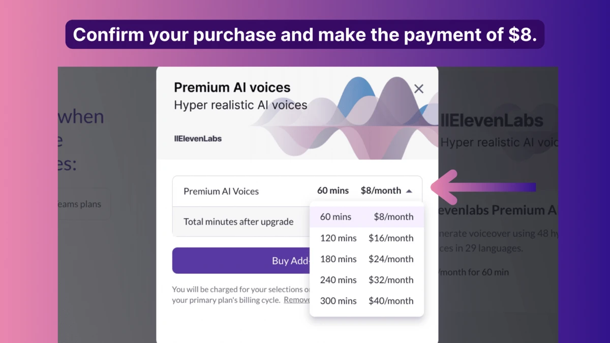 Pictory eleven labs premium voices 
