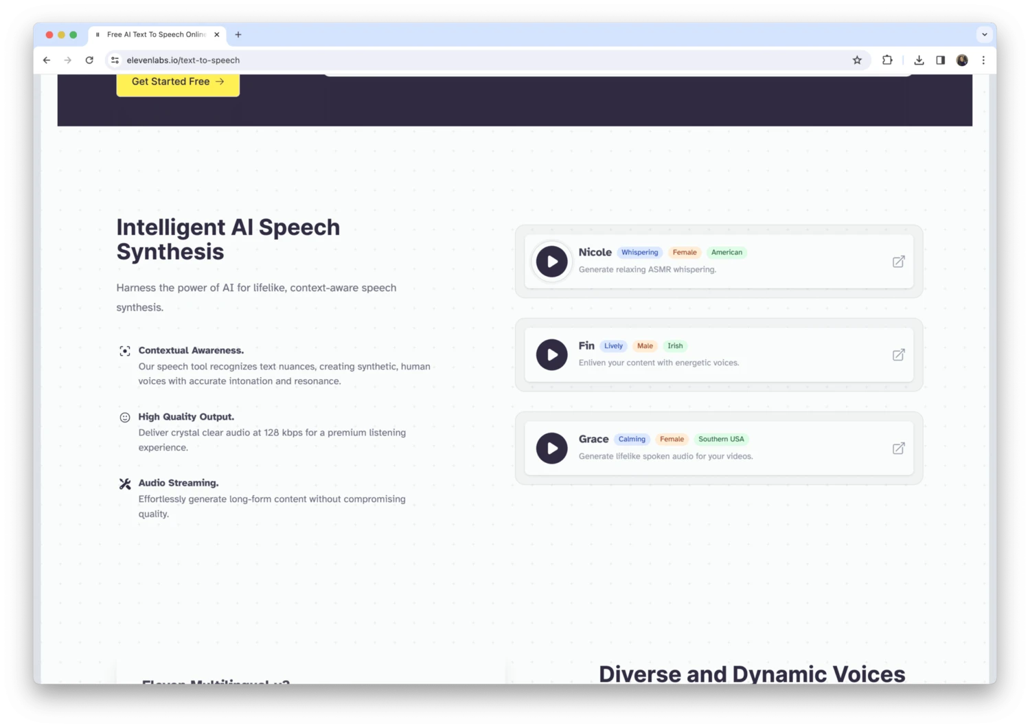 text-to-speech technology, elevenlabs, AI voices, AI Voice Generator, AI Voiceovers