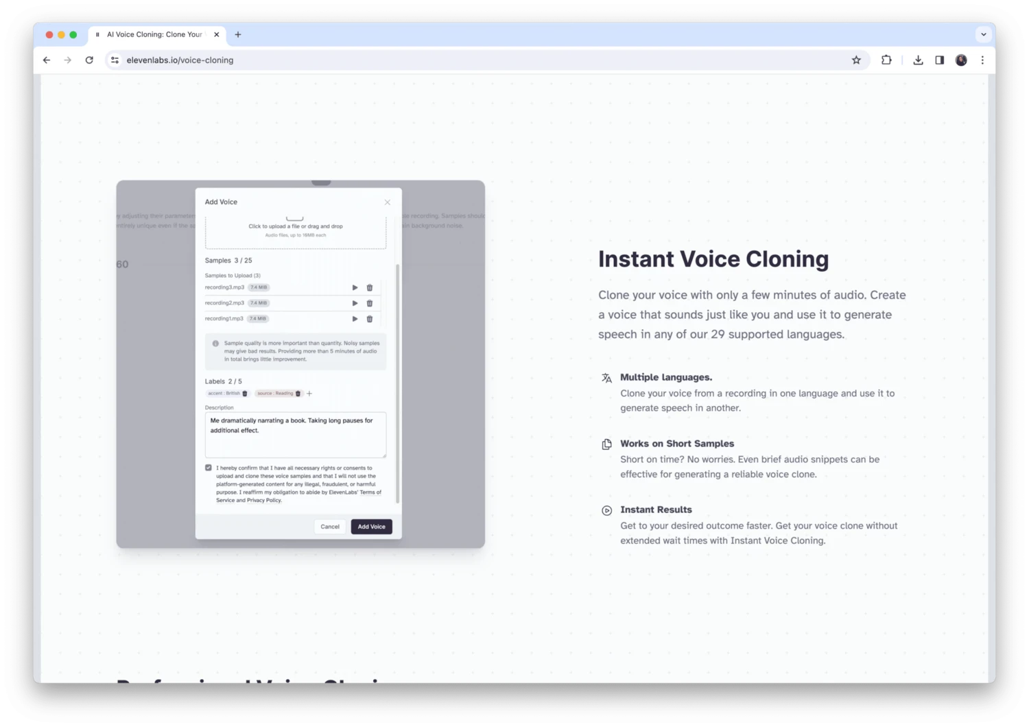 text-to-speech technology, elevenlabs, AI voices, AI Voice Generator, AI Voice cloning