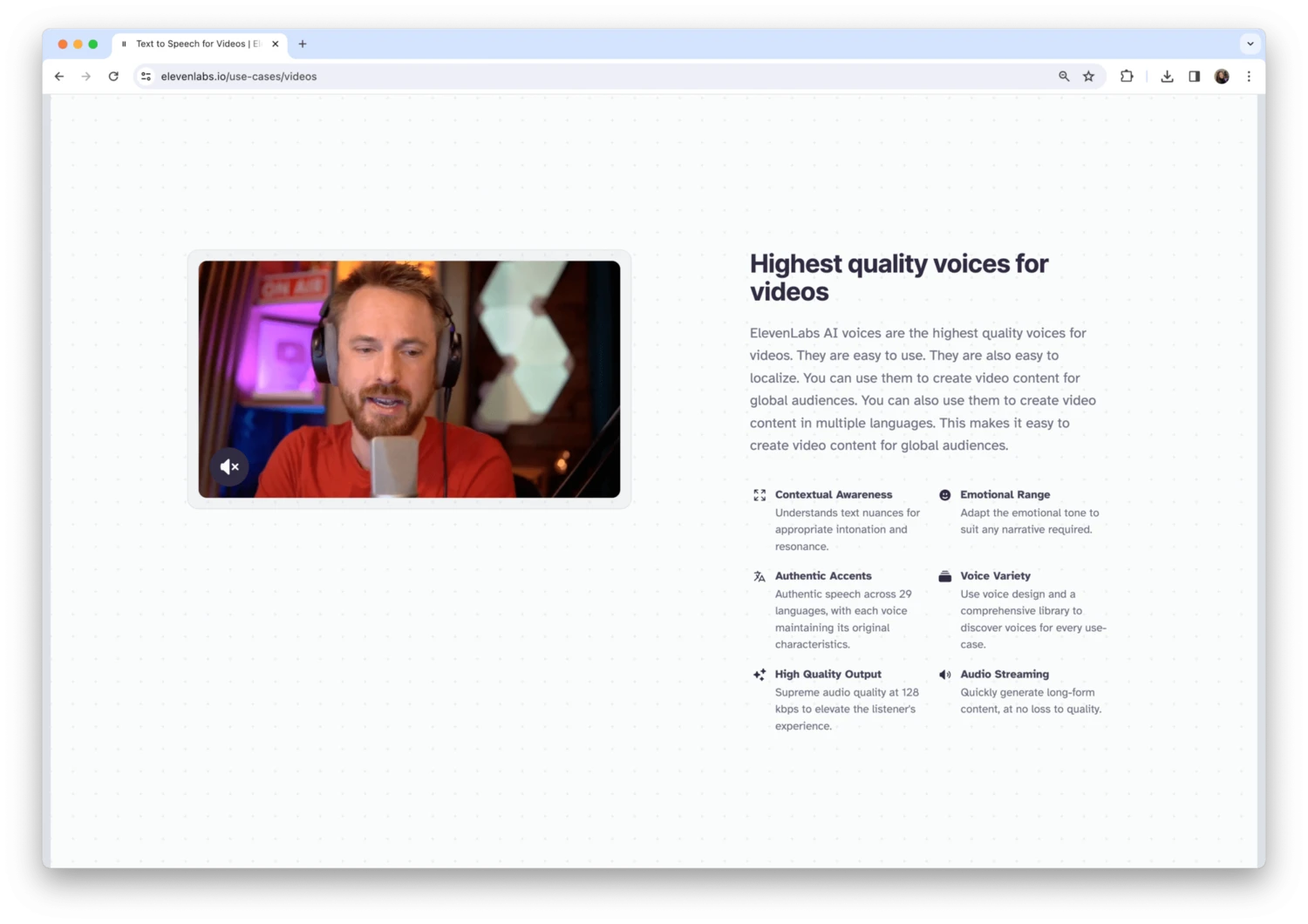 Use Cases for Eleven Labs, YouTube video, Eleven labs voiceovers for video, Elevenlabs 