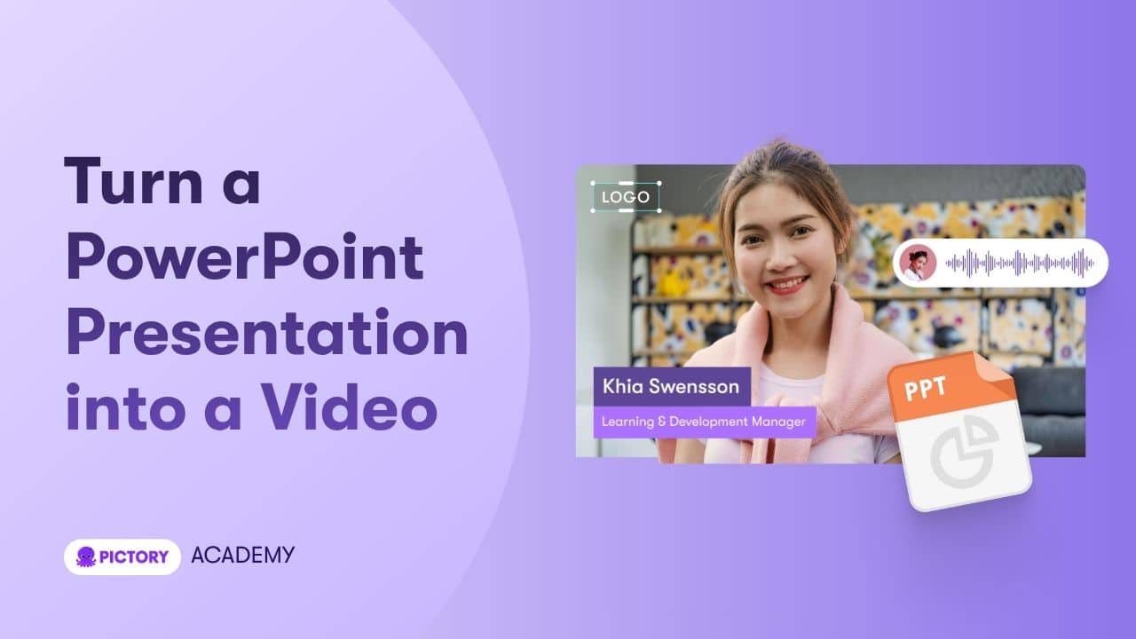 How to Turn a PowerPoint Presentation into a Video with Pictory AI