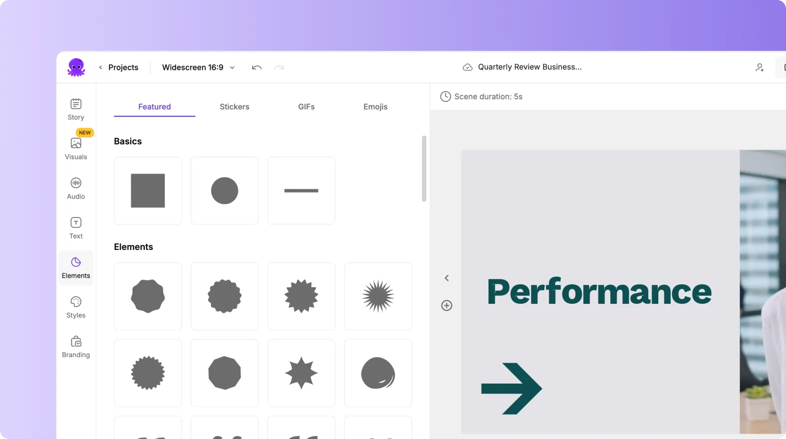 Keeping elements purposeful