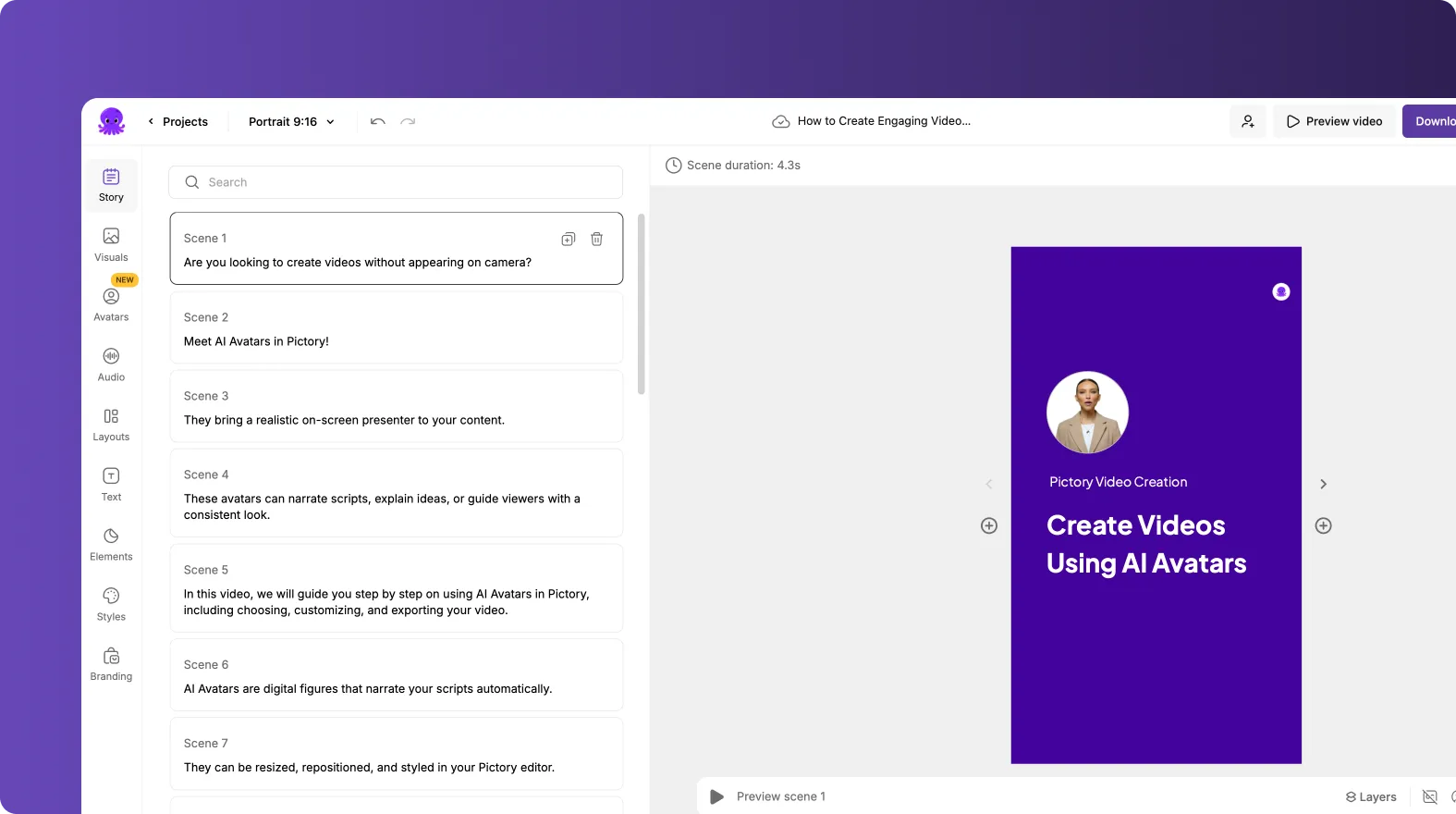Different versions for platforms