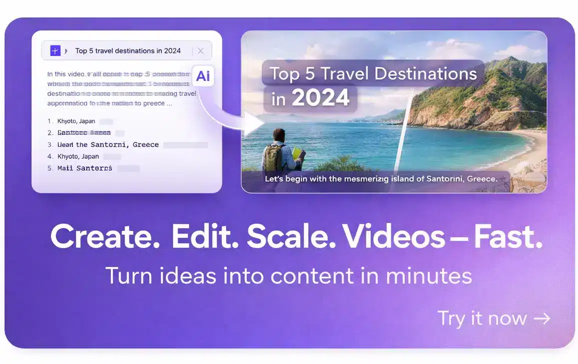 Create Edit Scale Videos Fast with Pictory AI Video Generator