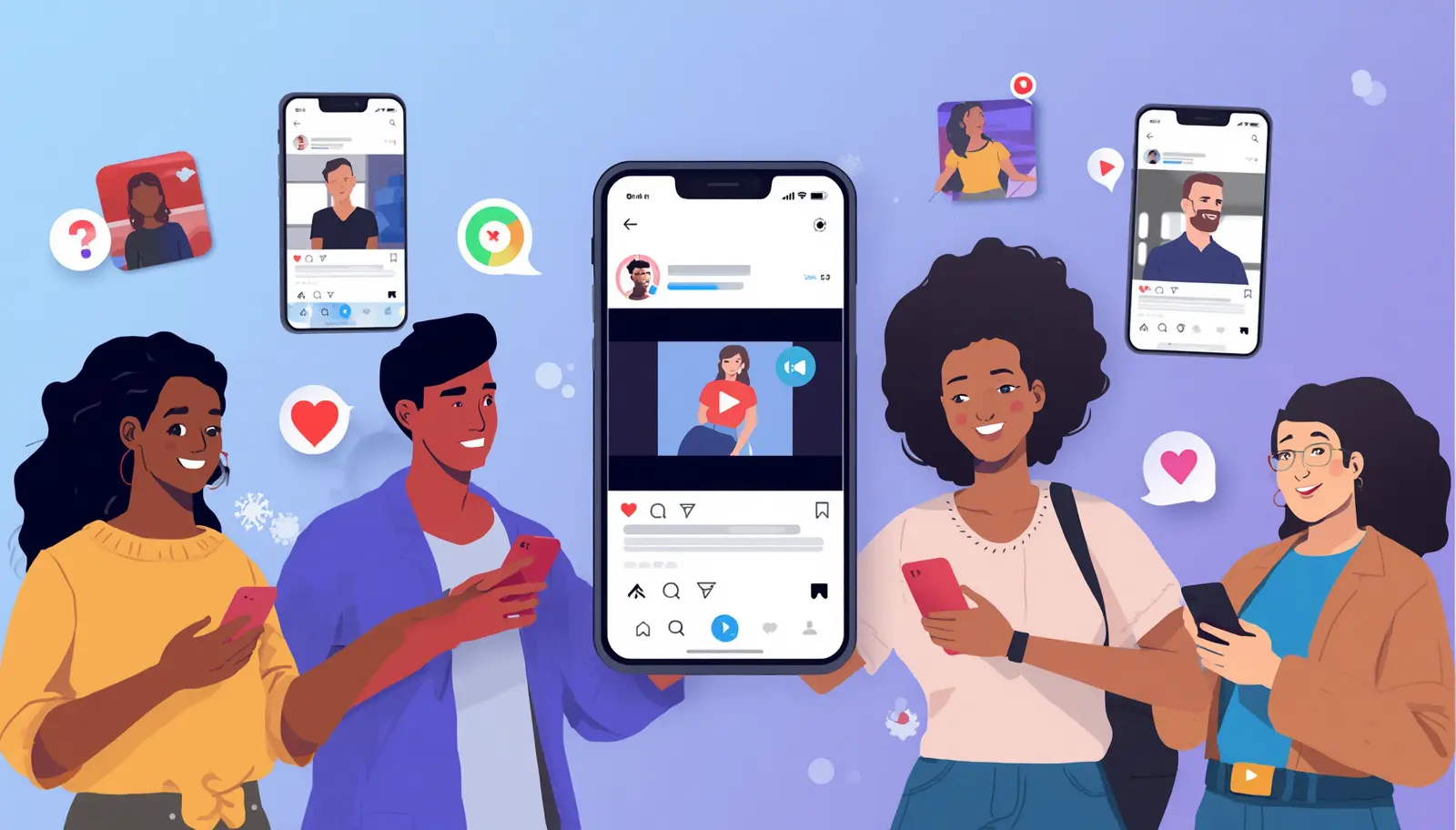 Consumers watching short-form video content on mobile devices in 2026