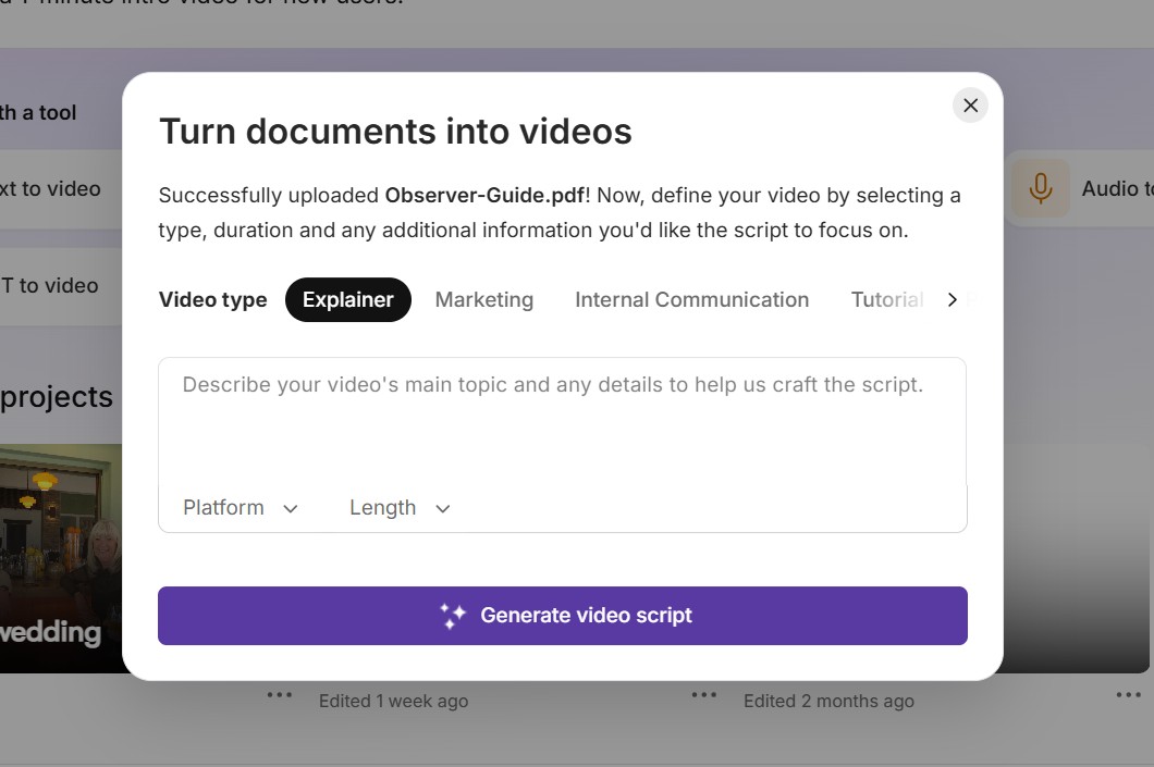 doc-to-video-step-2 Doc to Video - Step 2 - How To