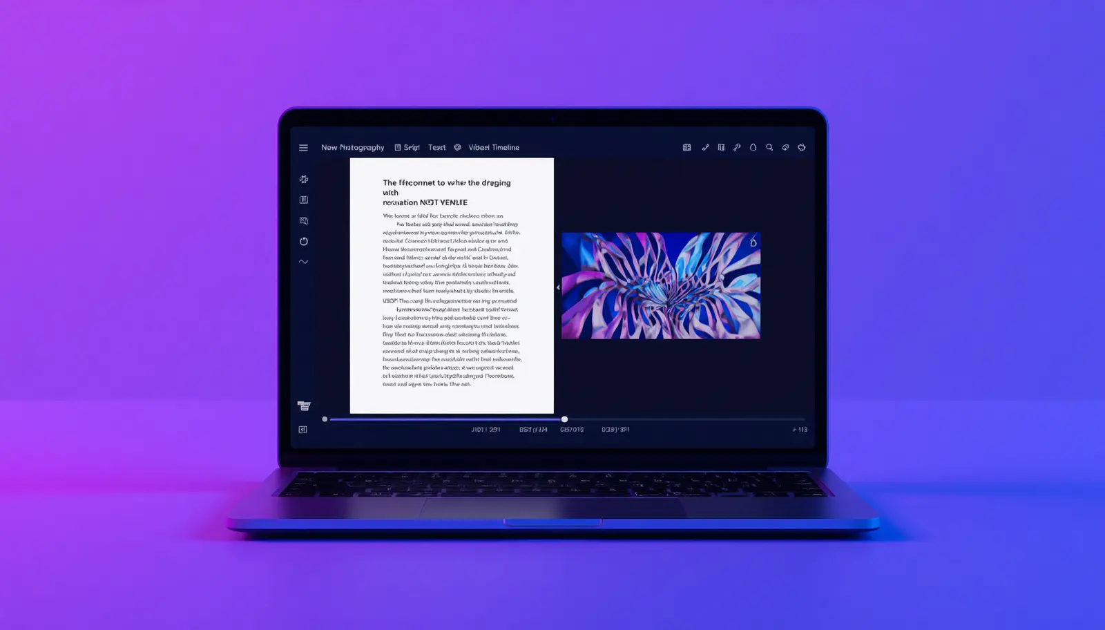 AI video maker turning a script into a finished video with captions