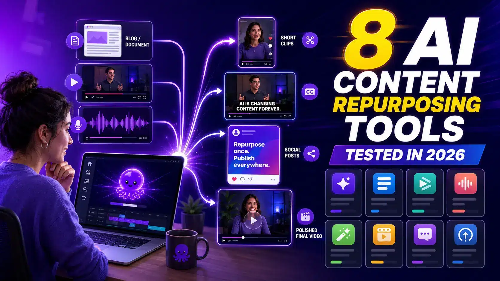 Blog - I Tested 8 AI Tools for Content Repurposing in 2026