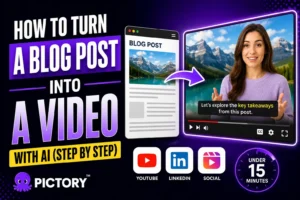 Article - How to Turn a Blog Post into a Video with AI (Step by Step)